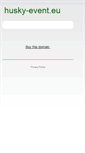 Mobile Screenshot of husky-event.eu